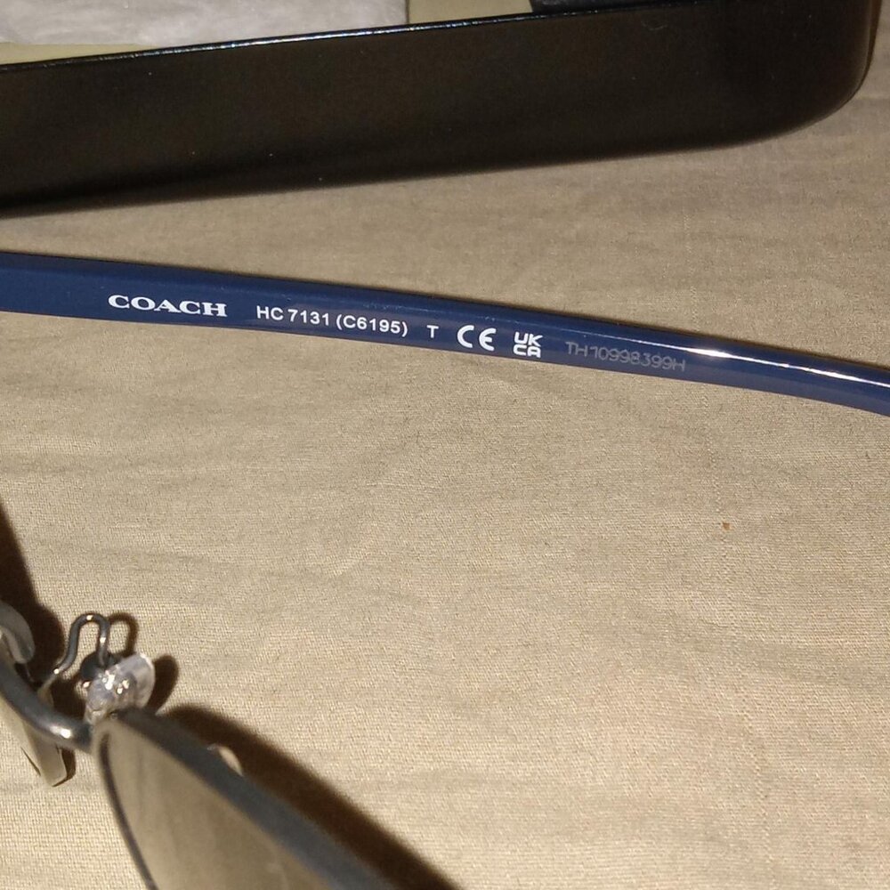 Coach Sunglasses Antique Gunmetal Color